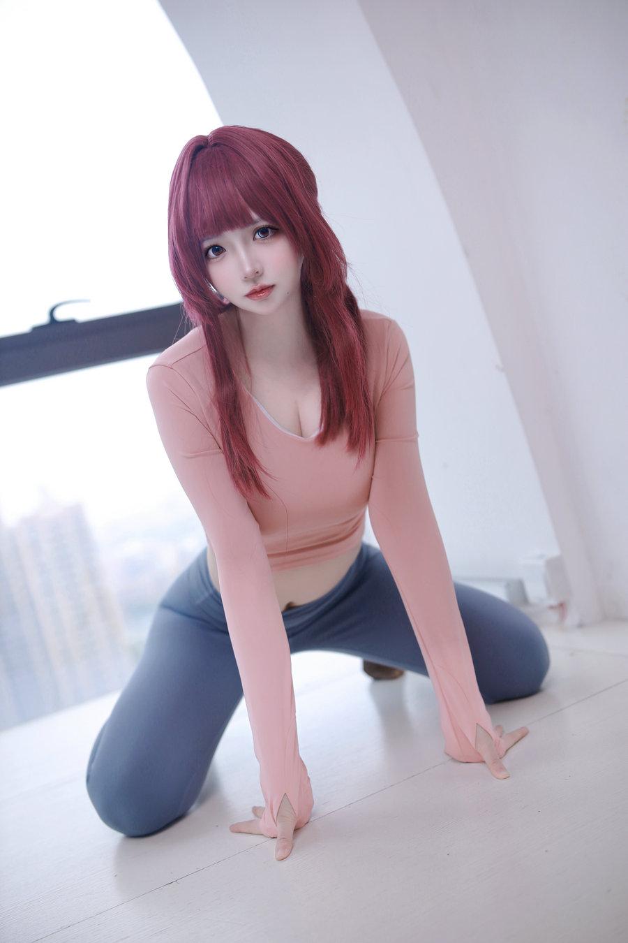 疯猫ss – 瑜伽服 卡芙卡 / 58P-844MB / cos萌妹-绅士图