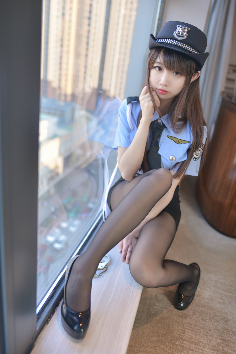 Cos小姐姐雪琪 - 女警 / 49P1V-781MB / cos萌妹-绅士图