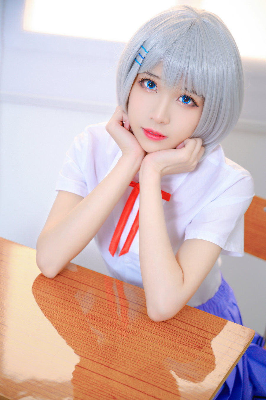 Tomoyo酱 - 鸢一折纸 校服 / 12P-60MB / cos萌妹-绅士图