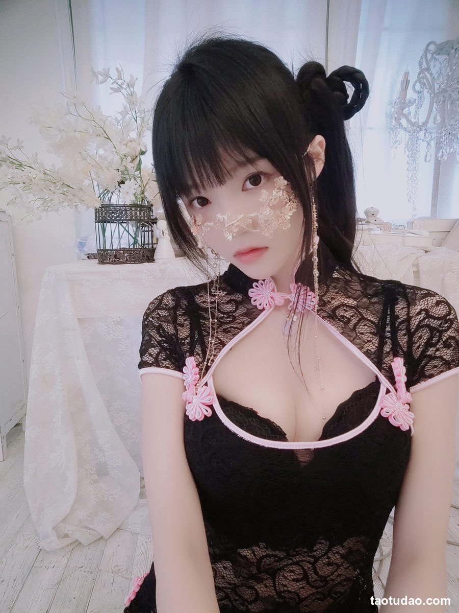 图片[2]-桜桃喵 – 蕾丝旗袍 [20P-188MB]-绅士图