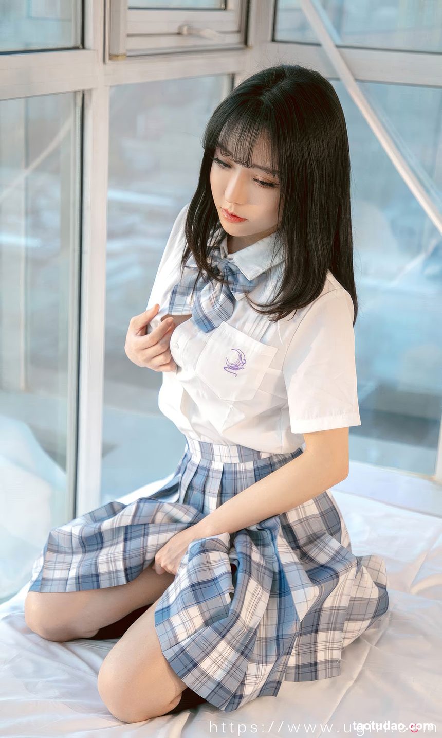 图片[4]-[Ugirls尤果网]爱尤物 2024.08.23 No.2929 白亦ada 香色格子裙 [35P-250MB]-绅士图