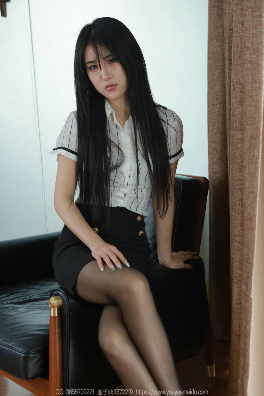 IESS异思趣向 - 模特：小宝《竖条纹衬衫》/ 77P-62MB / 机构-艺库