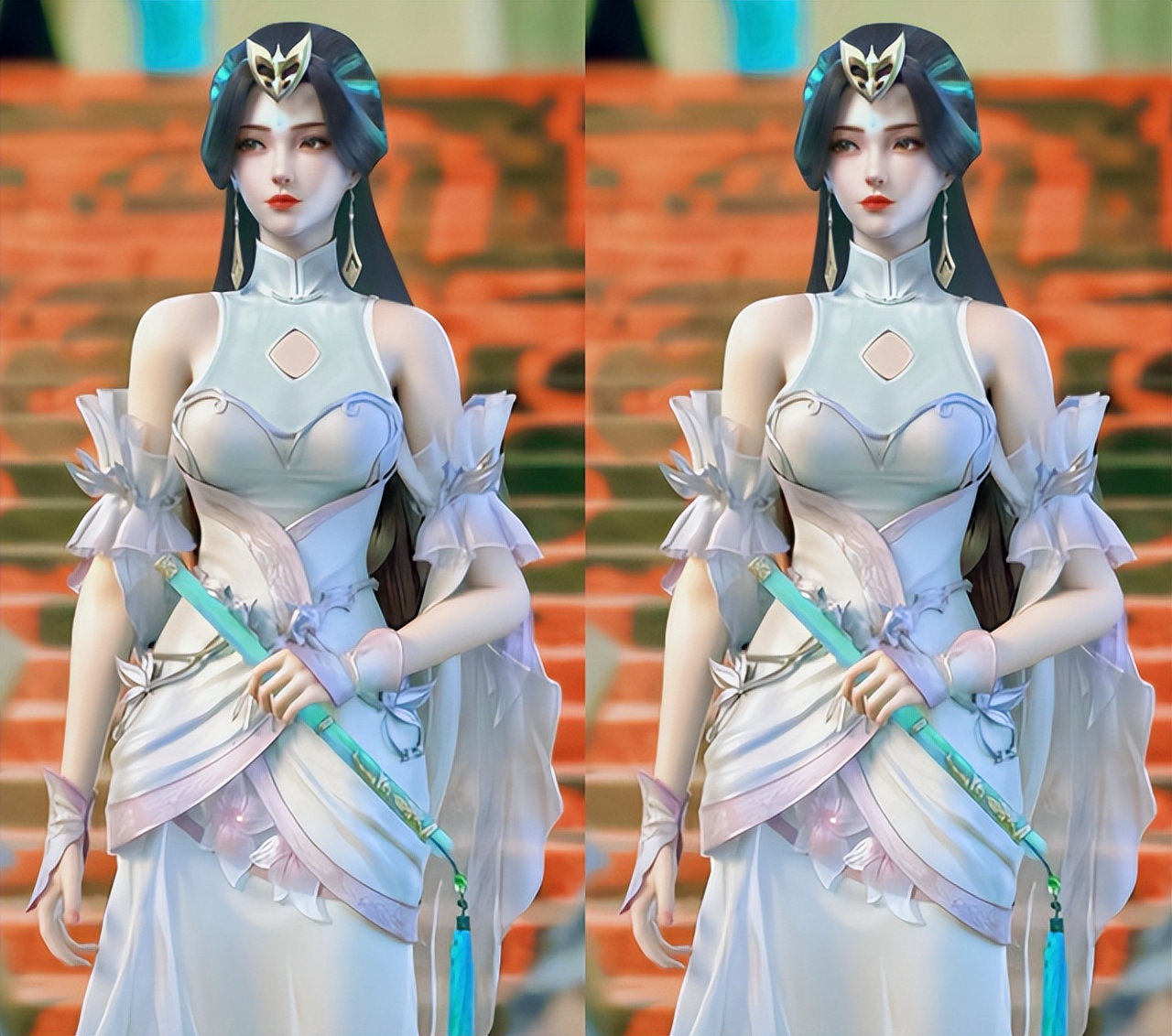 《完美世界》柳神穿上月婵的服装,毫无违和感,不愧是绝世大美人