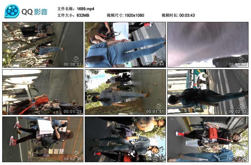 精选街拍视频 No.794 欧阳幽明作品 极品高挑蓝牛美女 / 1V-632MB / 街拍视频-绅士图