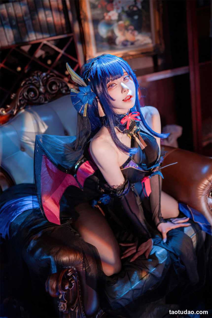 图片[2]-安食Ajiki 原神 雷电将军魅魔 [35P-259M]-绅士图