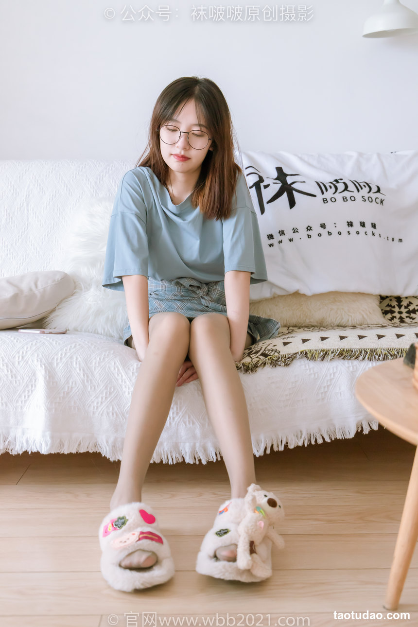 图片[2]-[BoBoSocks袜啵啵]NO.239 小甜豆-棉拖鞋、灰丝、裸足[140P+1V／5.22GB]-绅士图