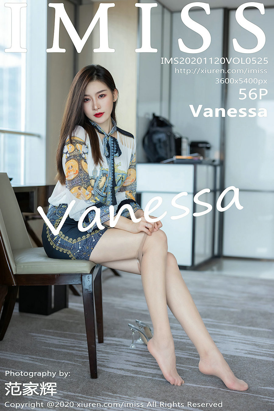 / IMiss /爱蜜社 2020.11.20 Vol.525 Vanessa / 56P487MB / 秀人旗下-绅士图
