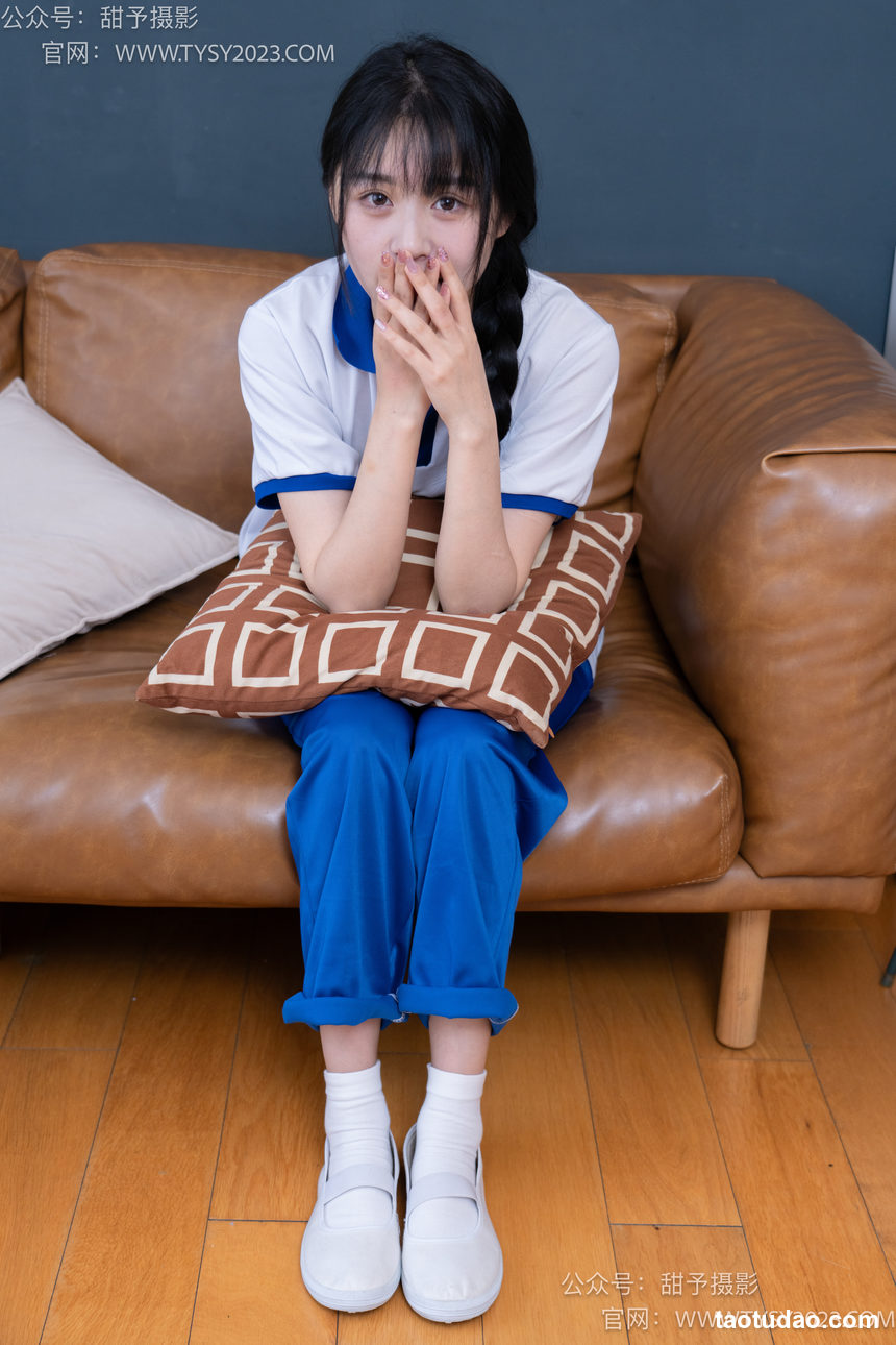图片[2]-甜予摄影 NO.091 澜澜-校服、白布鞋、板鞋、白棉袜、短肉丝、裸足[135P+2V／10.2GB]-绅士图