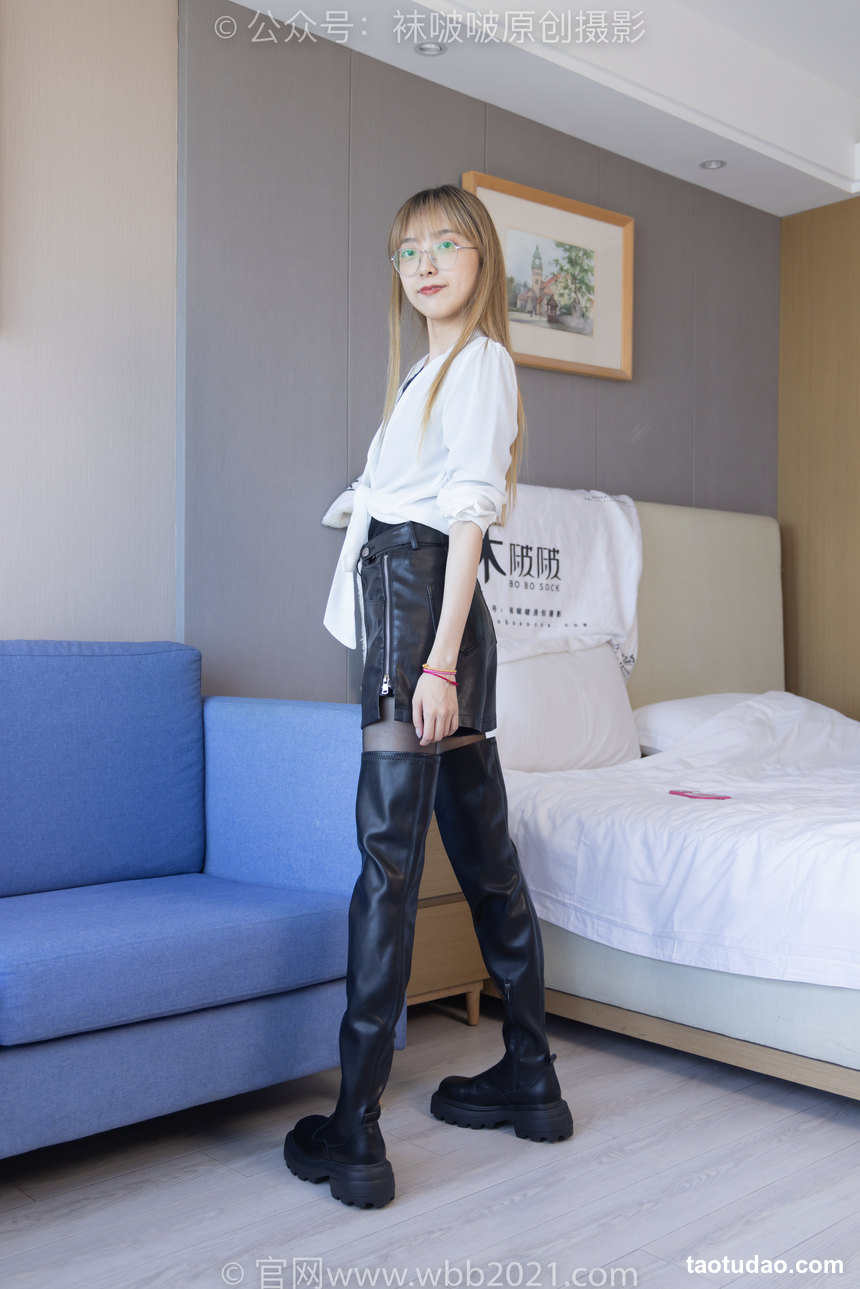 图片[4]-[BoBoSocks袜啵啵]NO.259 稚予-两双长靴、油亮黑丝[150P+1V／5.64GB]-绅士图