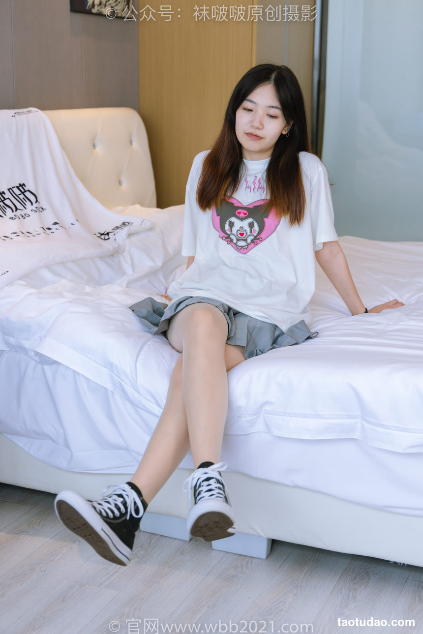 图片[2]-[BoBoSocks袜啵啵]NO.405 小甜豆-匡威板鞋、肉丝[140P+1V／5.50GB]-绅士图