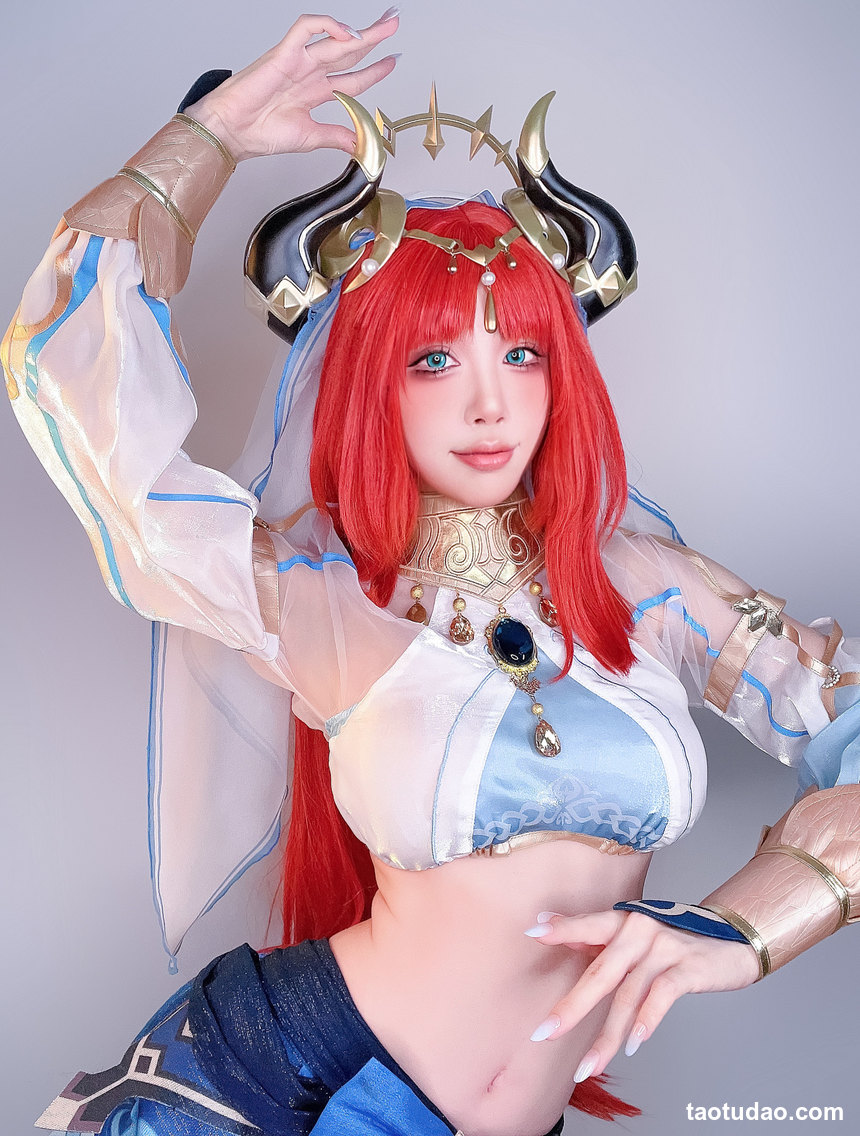 图片[2]-水淼aqua NO.146 原神妮露[26P-54MB]-绅士图