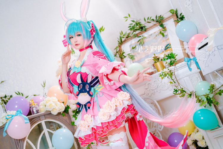 可爱的小公主 初音未来mikuCOS真人图 (CN：星之迟迟)-艺库