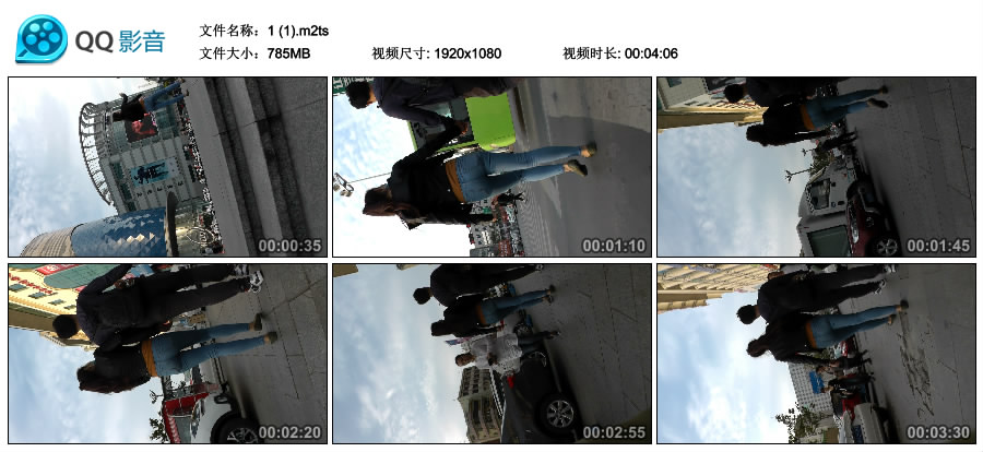 精选街拍视频 No.2307 紧身蓝色牛仔裤气质美女 / 785MB / 街拍视频-绅士图