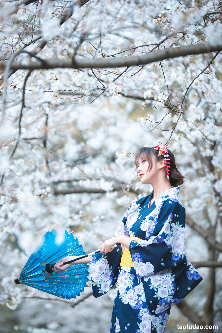 图片[3]-冬马路纱 No.005-樱园浴衣 [9P-133MB]-绅士图