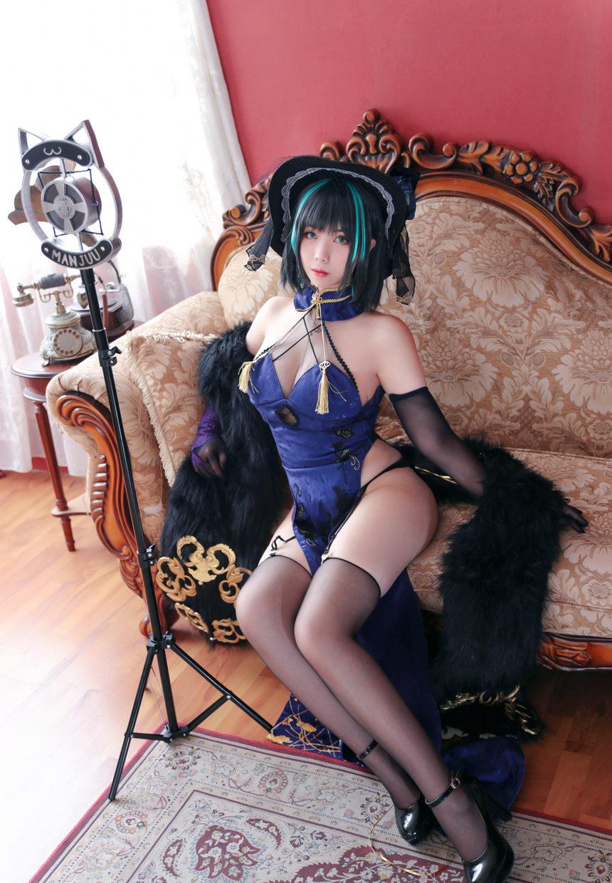 图片[2]-Meroko_魅瞳 – NO.005 柴郡旗袍[33P-287.4M]-绅士图