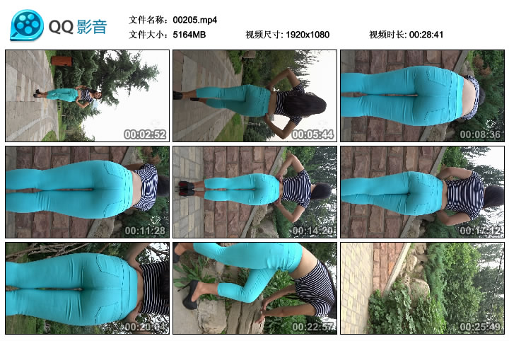 精选街拍视频 No.173 Paul大师作品 小甜甜蓝色肉肉肥臀紧身模拍 / MP4-5.04GB / 街拍视频-绅士图