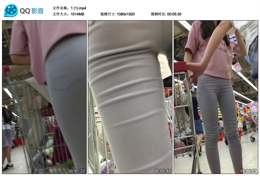 精选街拍视频 No.2994 超市偶遇分宜紧身裤MM / 0.99GB / 街拍视频-绅士图