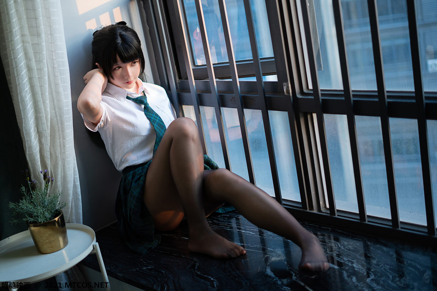 图片[2]-[喵糖映画]VOL.435 绿色JK[20P-90.4MB]-绅士图