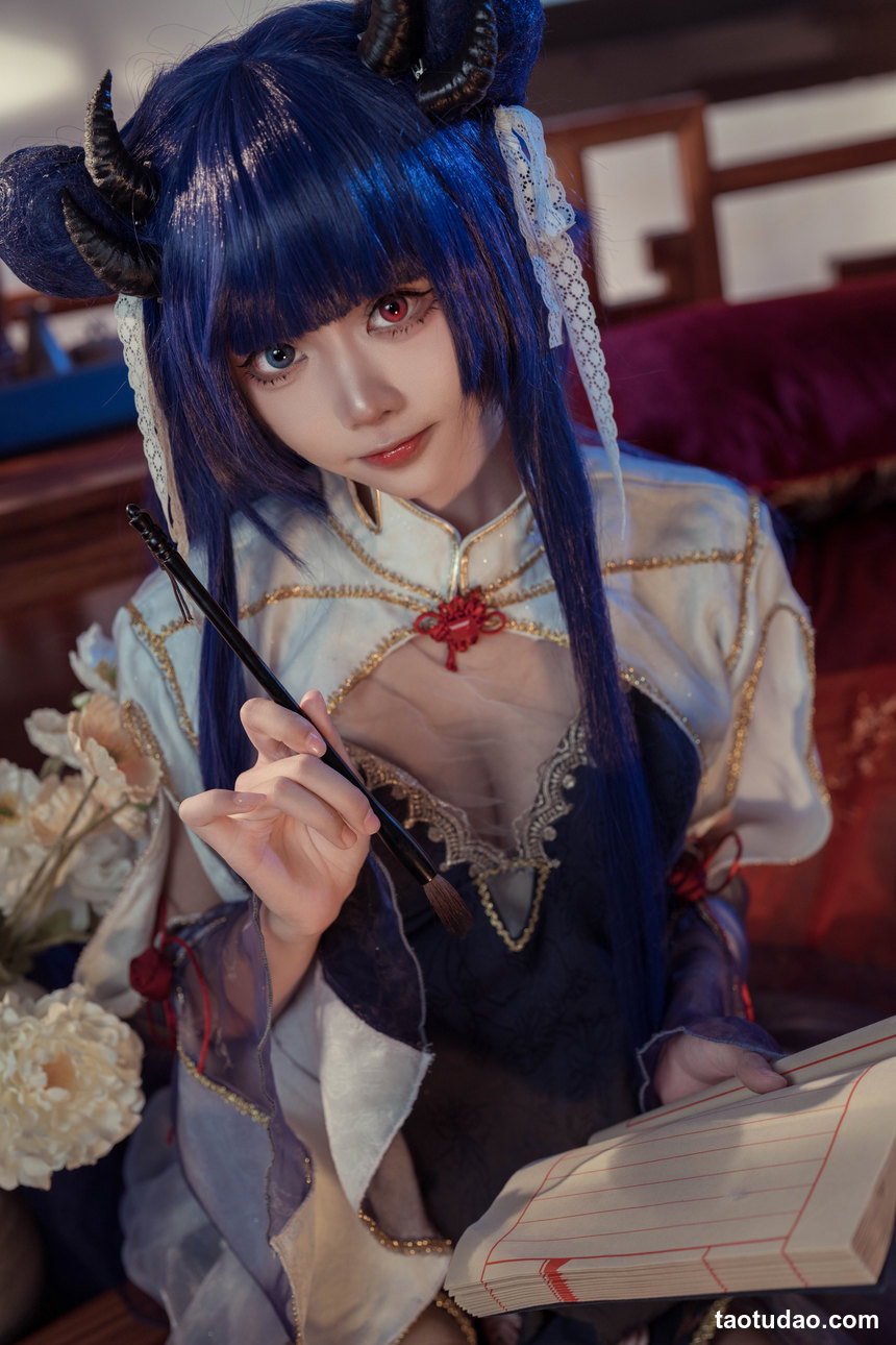 图片[3]-艾西Aiwest – NO.06 伊吹新年旗袍 [35P-910MB]-绅士图