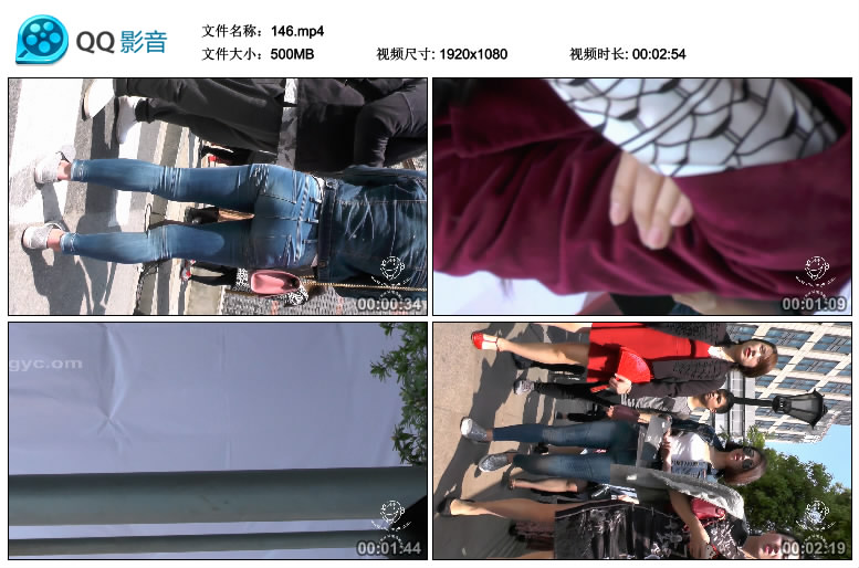 精选街拍视频 No.766 欧阳幽明作品 极品紧身蓝牛大美女 / 1V-500MB / 街拍视频-绅士图