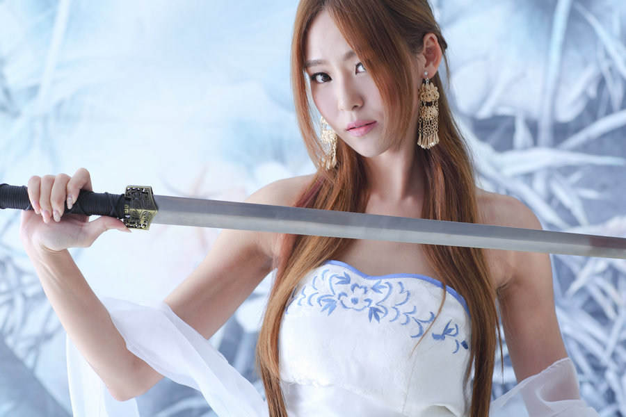 Beautyleg女神小雪Winnie蓝色妖姬高清写真 / 20P/90MB / 美图集锦-绅士图