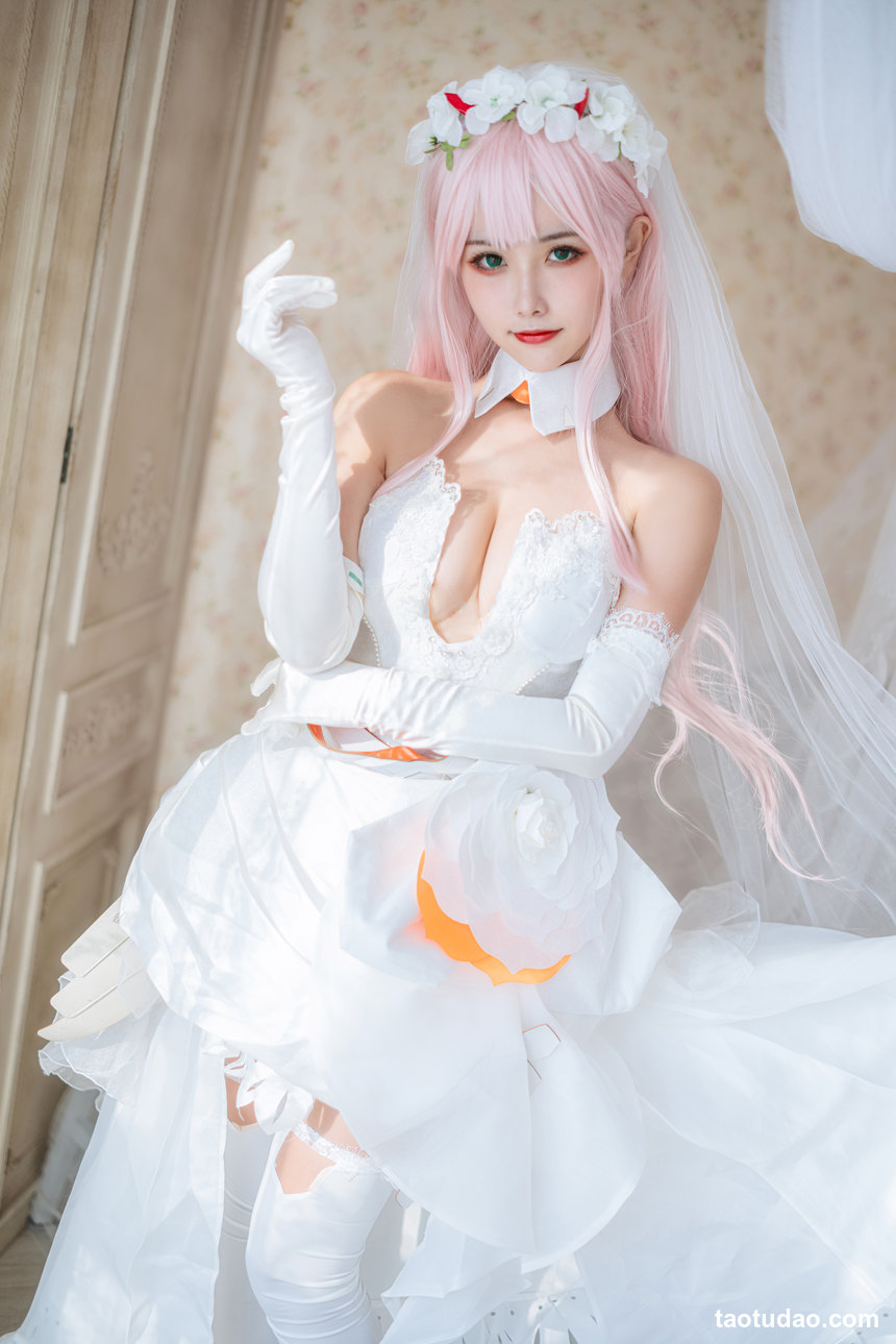 图片[2]-Momoko葵葵  DARLING in the FRANXX 02 泳装 兔女郎&花嫁 [61P-858MB]-绅士图