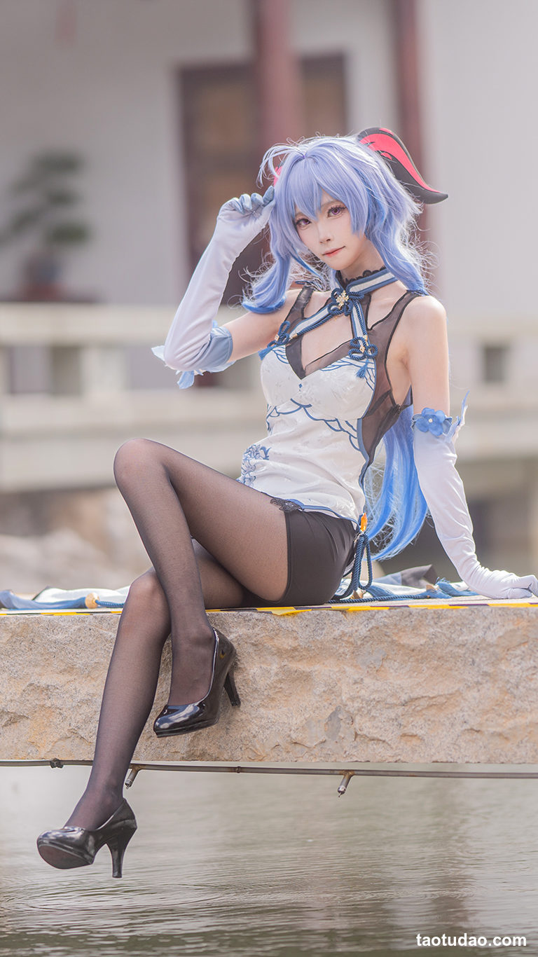 图片[2]-坂坂白 NO.005 甘雨旗袍 [15P-157.58 MB]-绅士图