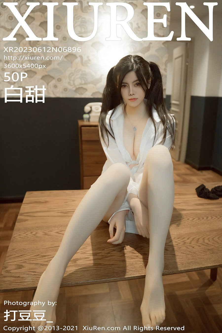 / 秀人美媛馆 / 2023.06.12 No.6896 白甜 / 50P333MB / 秀人网-绅士图
