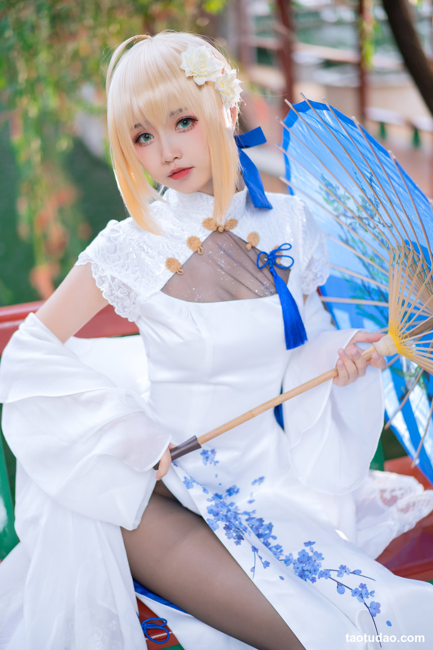 图片[3]-大大卷卷小卷 –  FGOsaber 四周年旗袍 [15P-99MB]-绅士图