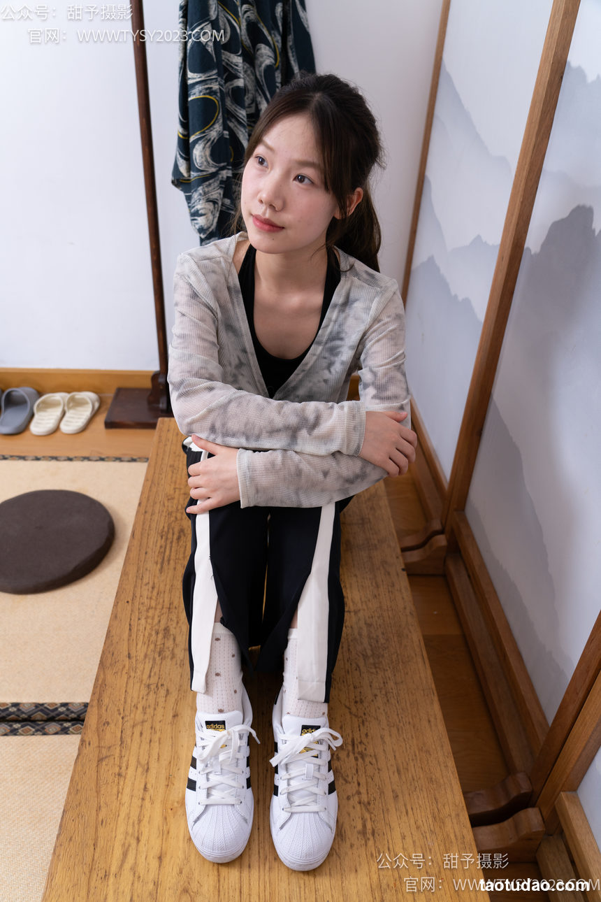 图片[3]-甜予摄影 NO.046 双双-板鞋、白棉袜、裸足[129P+2V／10.1GB]-绅士图