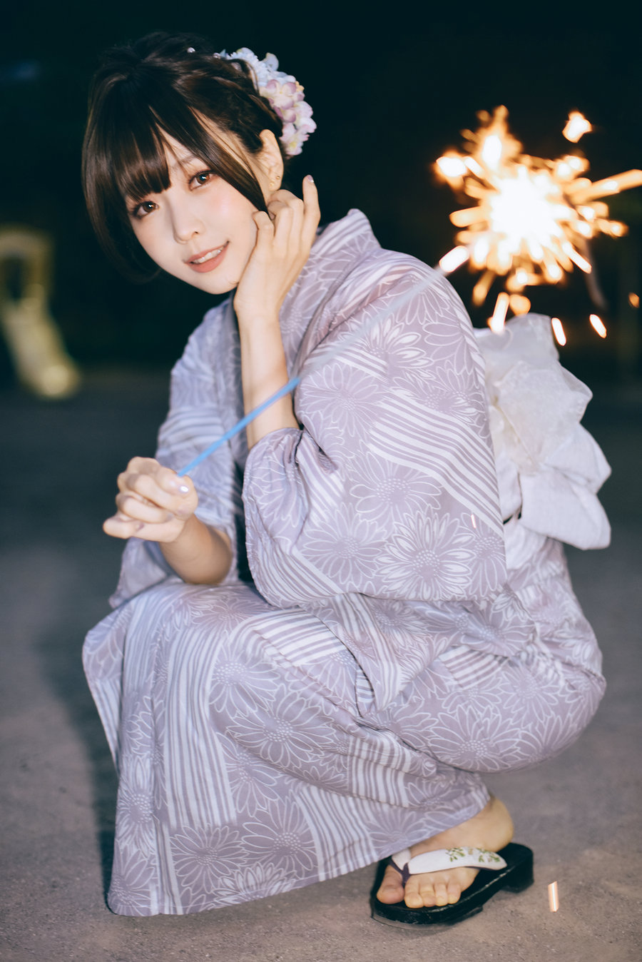 Ely_eee(ElyEE子) - Yukata / 56P4V-244MB / cos萌妹-绅士图
