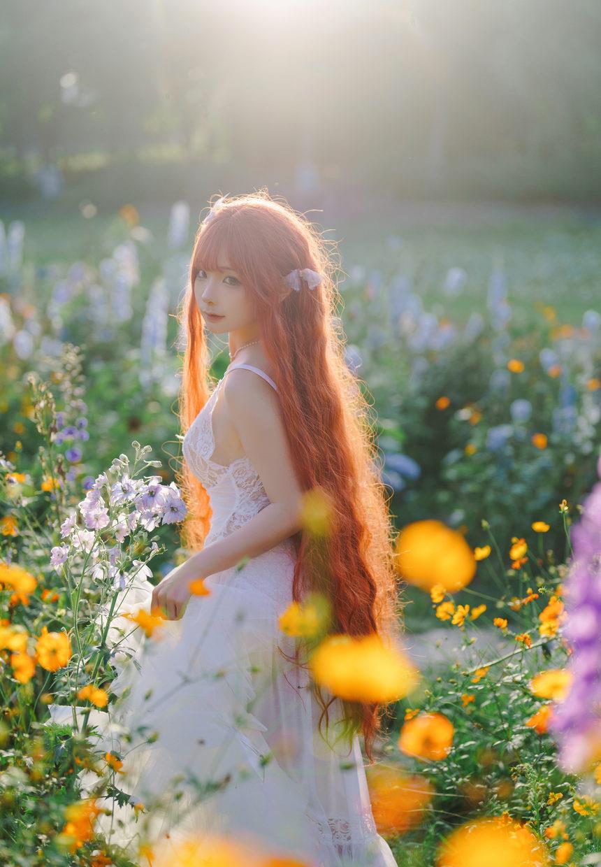 图片[4]-蠢沫沫  花丛婚纱 [67P 517M]-艺库