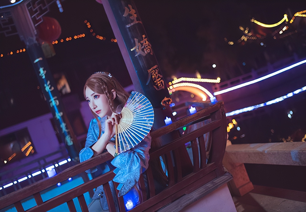 《斗罗》宁荣荣绝美COS服上线,领口蕾丝花边仙气,蓬蓬裙超吸睛