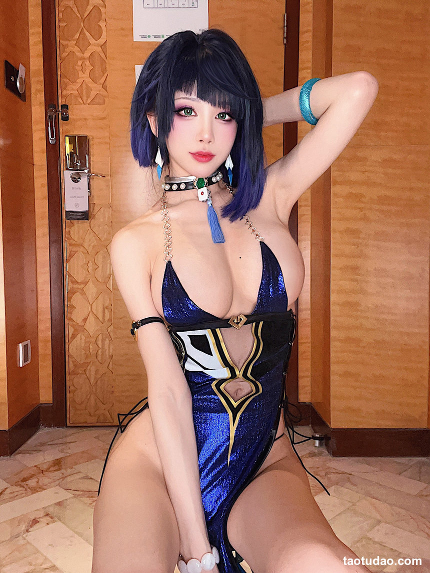 图片[2]-水淼aqua NO.141 夜兰同人礼服+自拍[108P-334MB]-绅士图