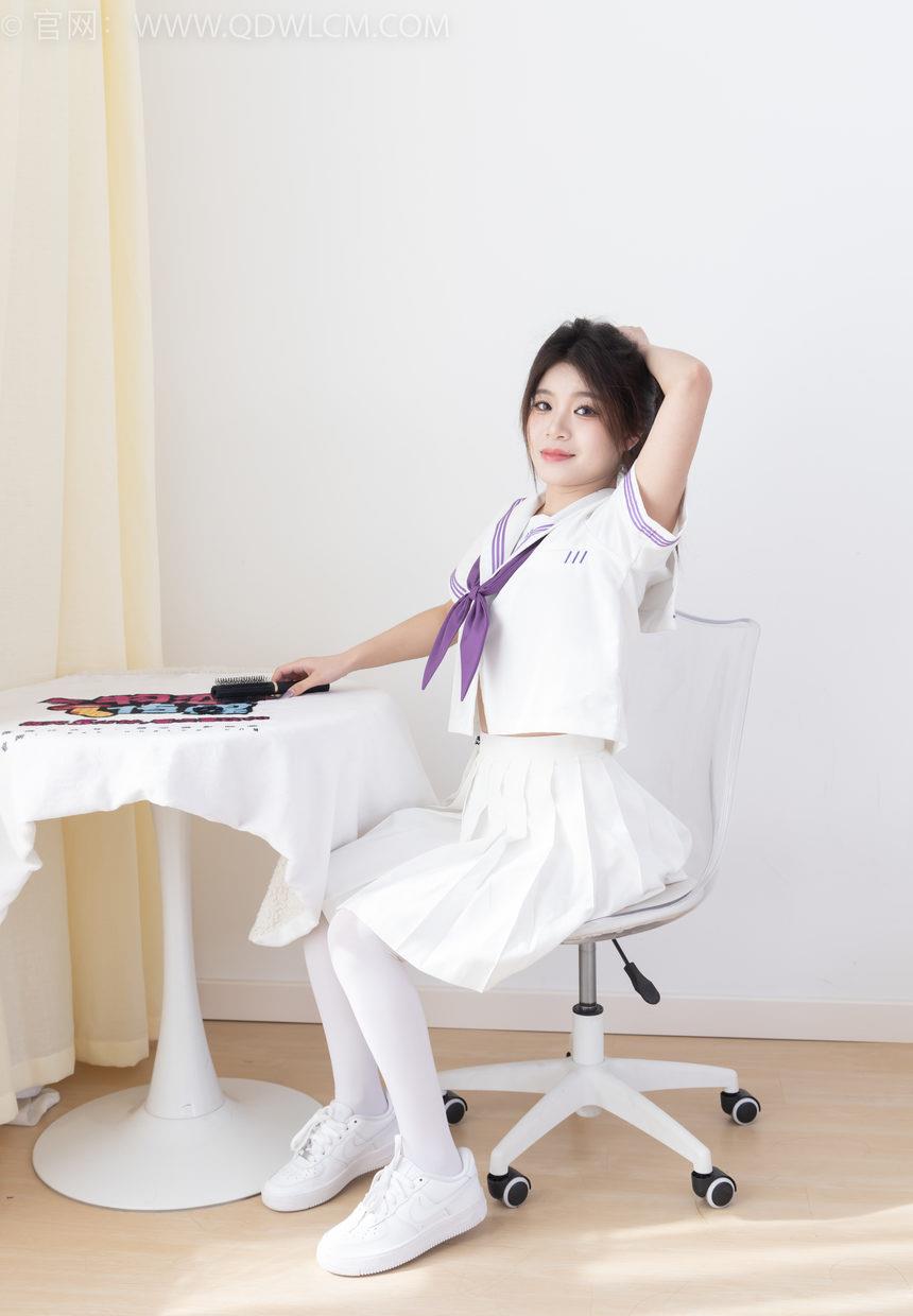 图片[3]-物恋传媒 NO.2317 闪闪-板鞋、厚白丝、jk制服[160P-1V-3.73G]-艺库