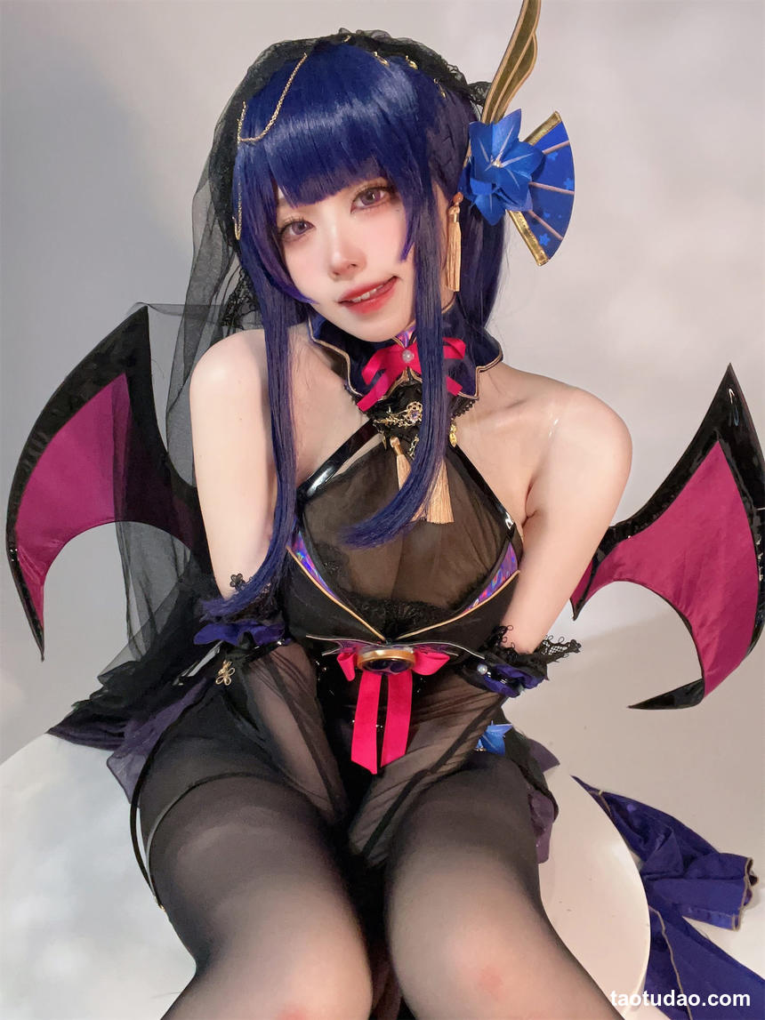 图片[3]-安食Ajiki 原神 雷电将军魅魔 [35P-259M]-绅士图