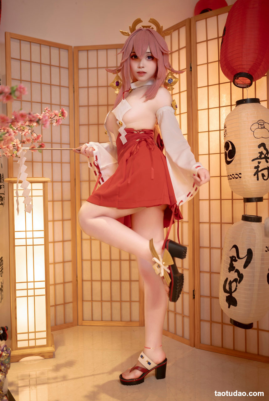 Bangni邦尼 –  原神#八重神子[9P-41.3M]-绅士图