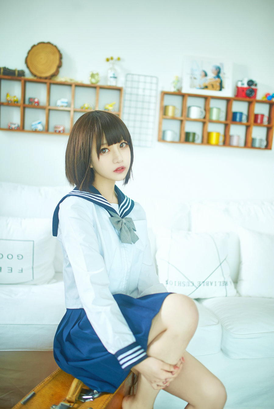 Shika小鹿鹿 - JK手水服 / 11P-112MB / cos萌妹-绅士图