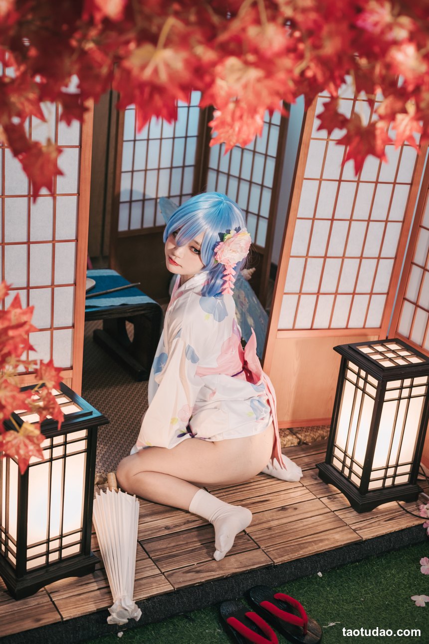 图片[3]-神沢永莉 – 蕾姆和风 [47P-219NB]-绅士图