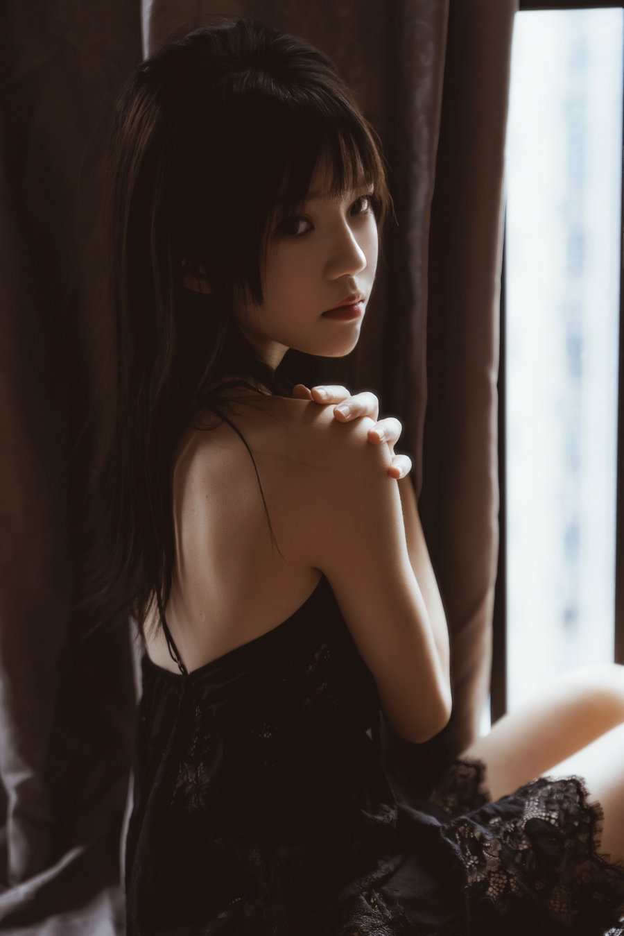 桜桃喵 - 黑 / 21P-163MB / cos萌妹-绅士图