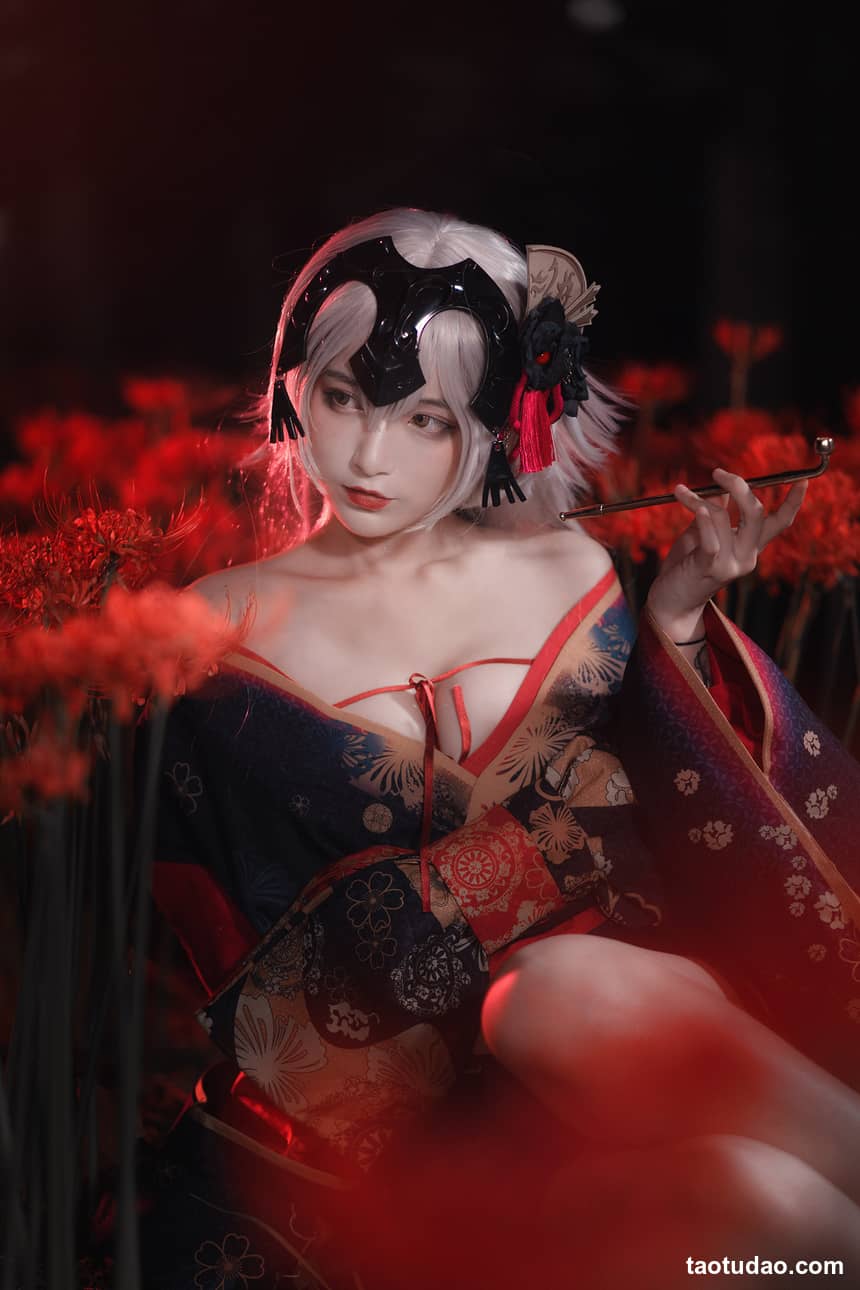 图片[4]-铁板烧鬼舞w –  NO.006 黑贞[23P-346.3M]-绅士图