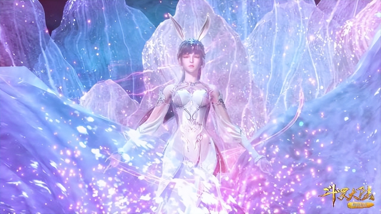 《斗罗》月光下复活小舞,场面唯美浪漫,复活后的小舞灵动极了