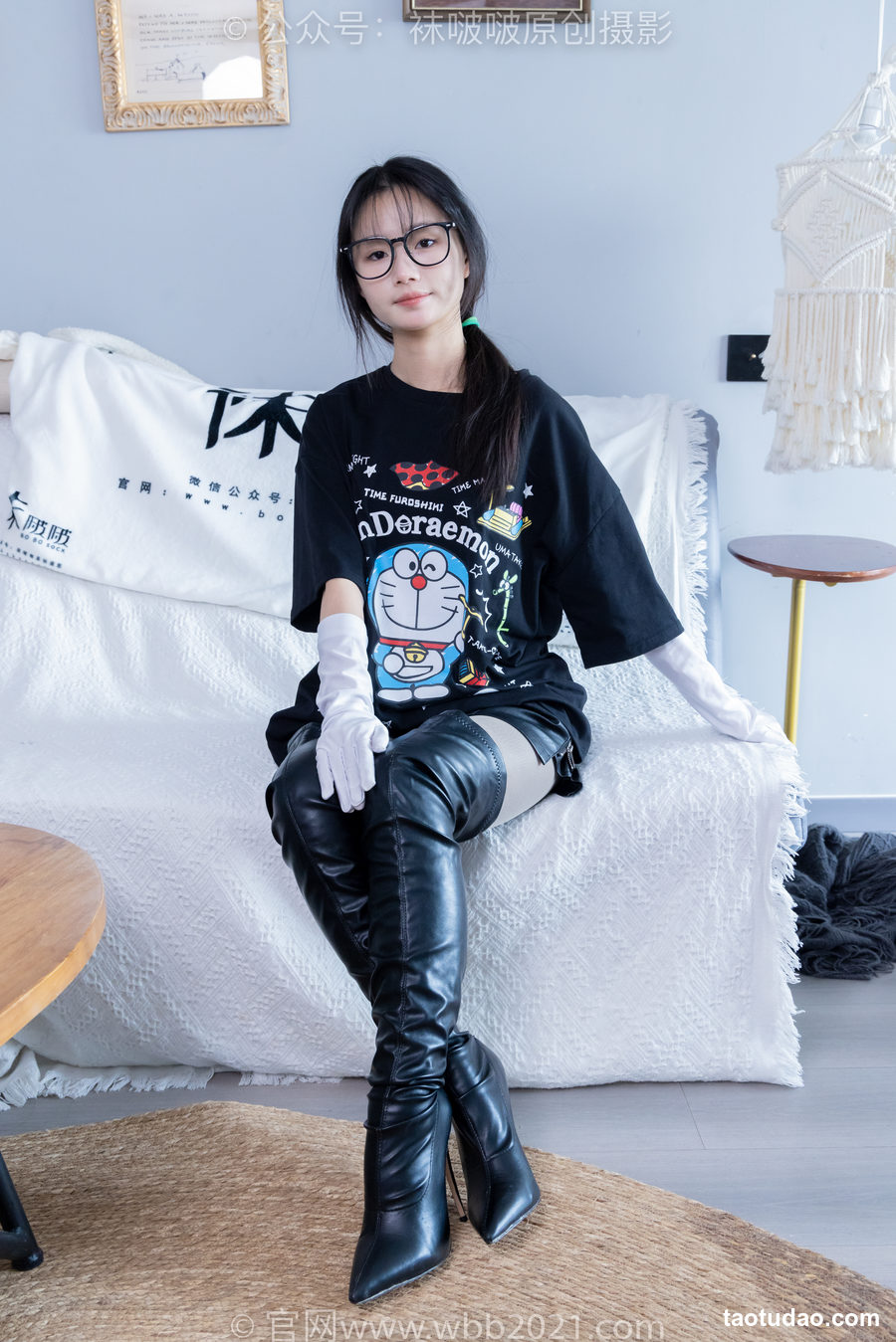 图片[4]-[BoBoSocks袜啵啵]NO.343 甜甜圈-高跟长靴、黑丝打底、肉丝[150P+1V／6.32GB]-绅士图