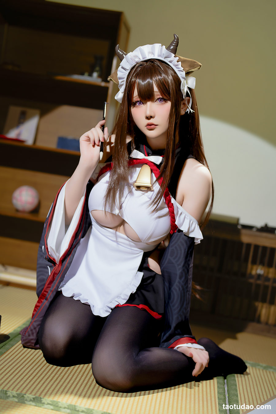 图片[4]-星之迟迟 2023-12月计划B 碧蓝航线-樫野 女仆 [78P+3V-1.15GB]-绅士图