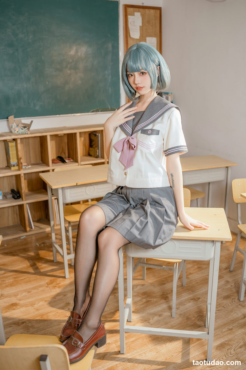 图片[3]-桃良阿宅 – 不良JK  [47P-429MB]-绅士图