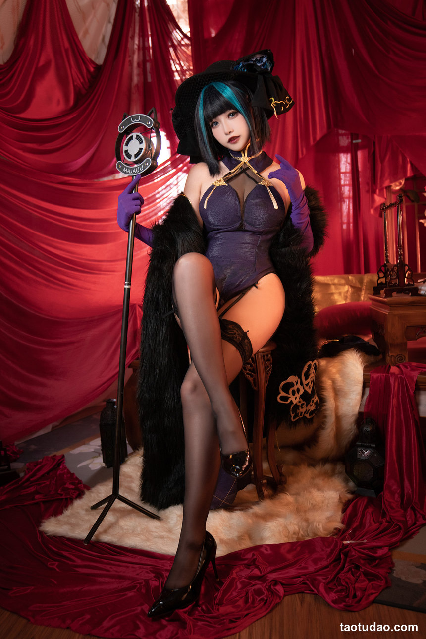 图片[2]-Momoko葵葵 – NO.37 碧蓝航线柴郡 音乐绚烂CaitSith [16P-22MB]-绅士图