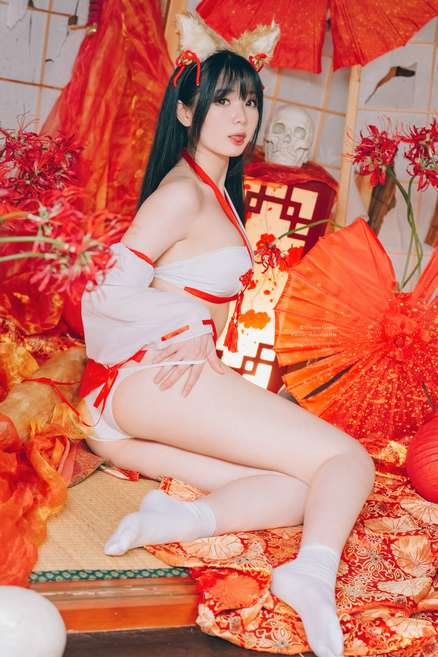 微博妹纸霜月shimo - Fox Miko / 14P-264MB / cos萌妹-绅士图