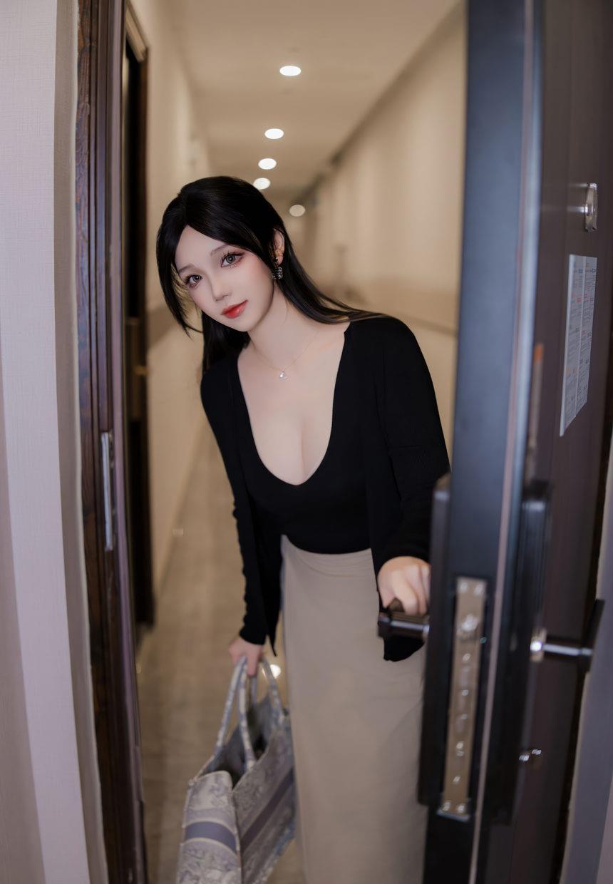 图片[4]-雪晴Astar-邻家姐姐西装半身裙 [90P+3V-1.54G]-艺库