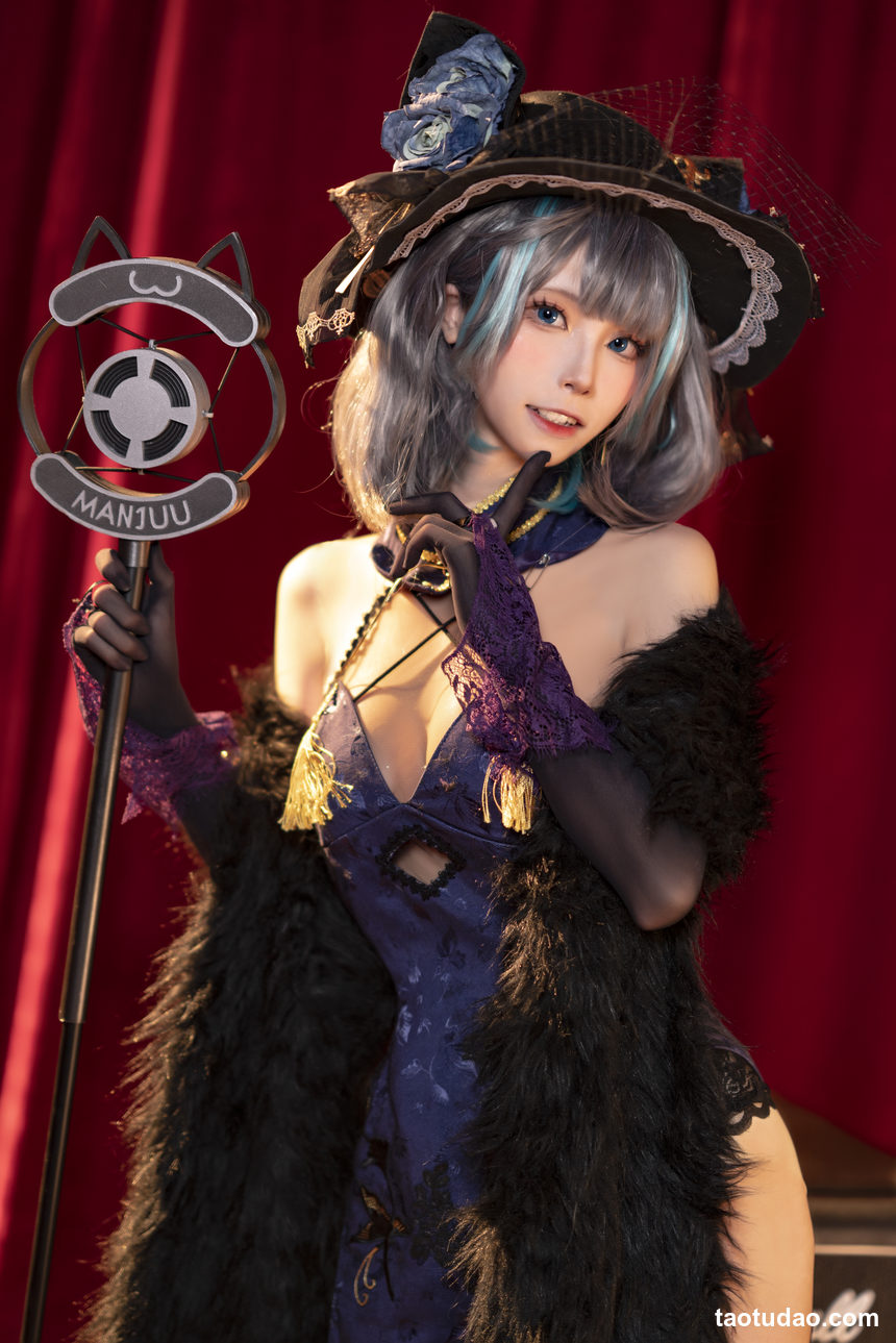 图片[3]-坂坂白 NO.003 柴郡旗袍 [9P-252.92 MB]-绅士图