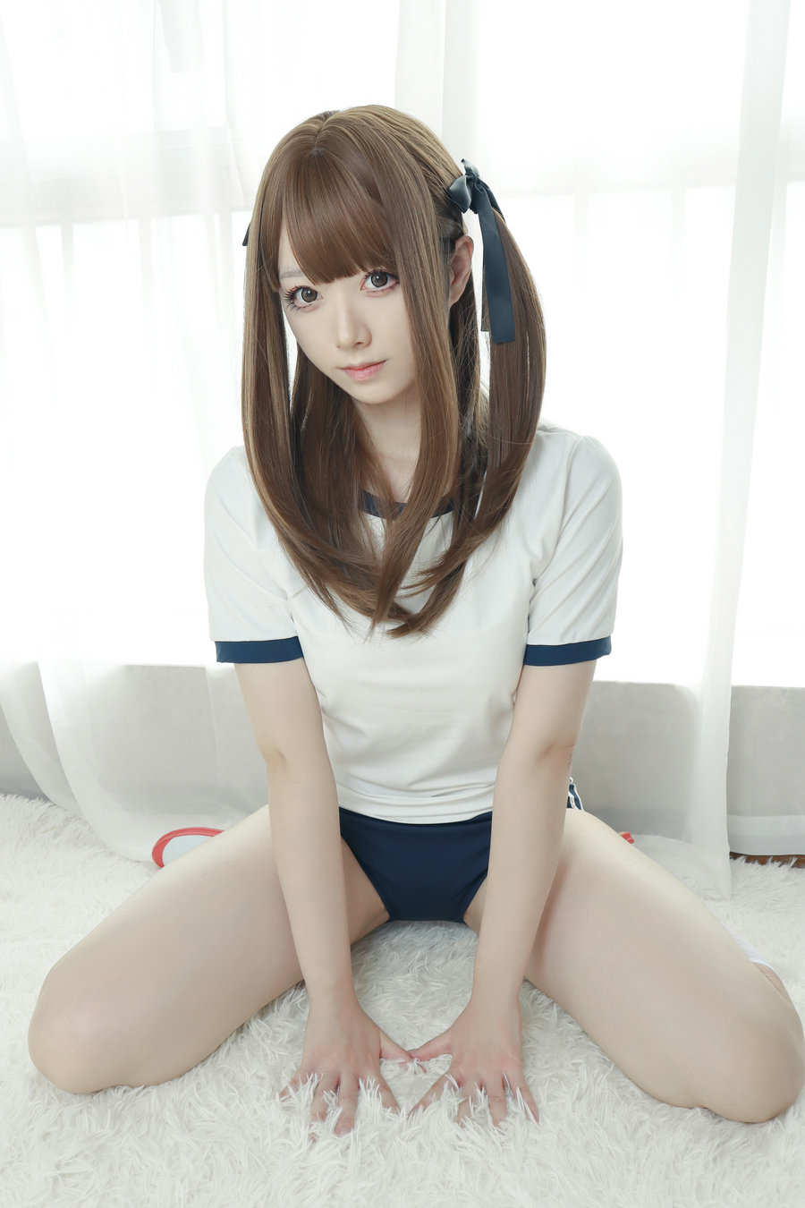 Asagiriai 愛ちゃん - 体操服 / 27P-232MB / cos萌妹-绅士图